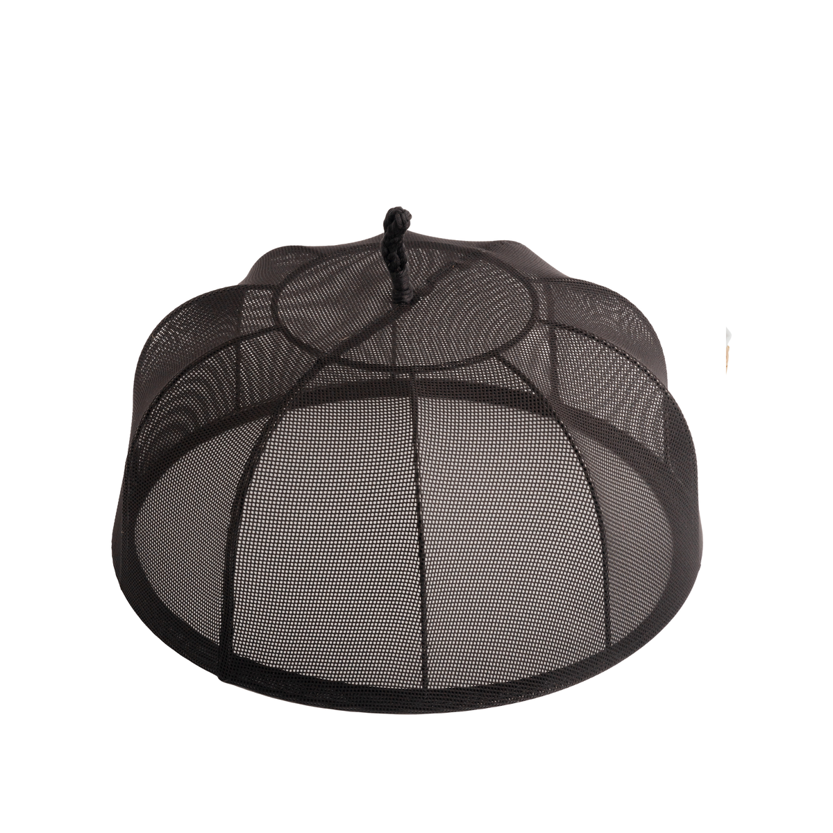 Black Mesh Food Cover with Water Hyacinth Frame