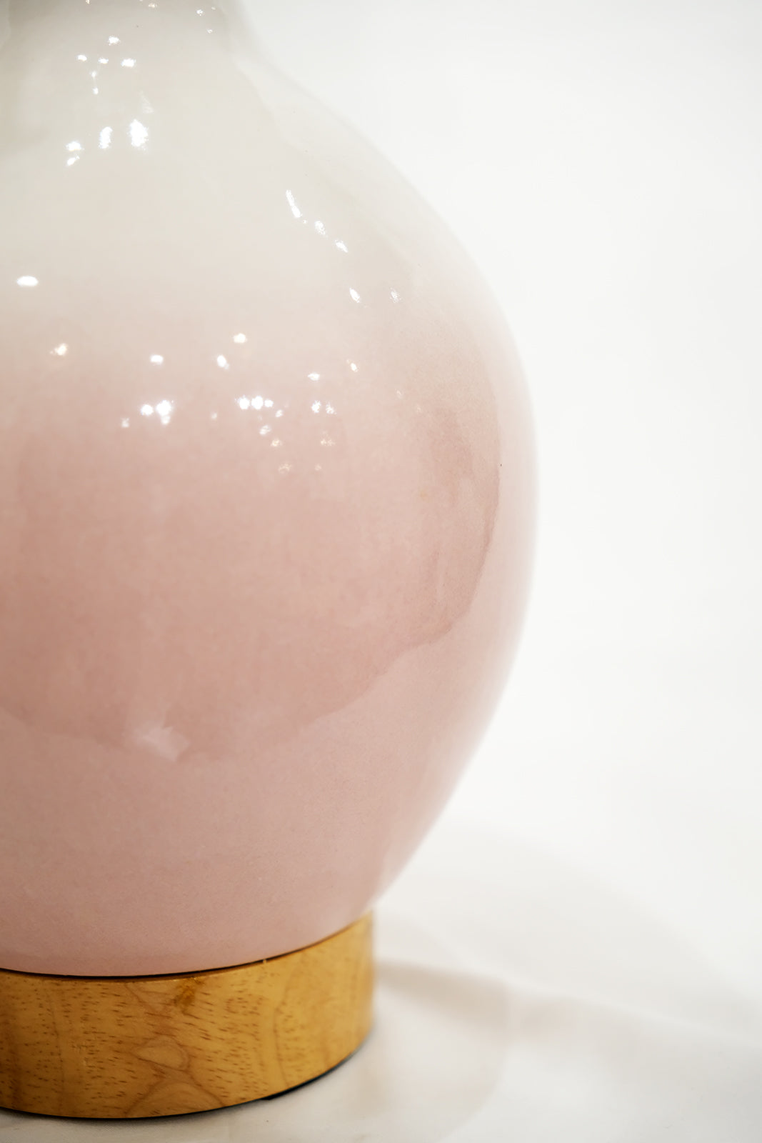 Ceramic Table Lamp/Fabric shade with UL standard